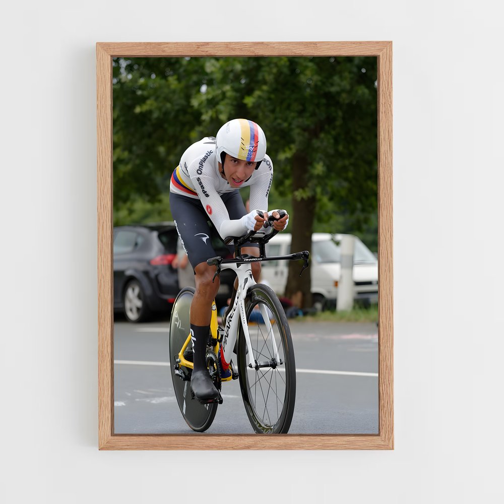 Poster En Plein Effort – affiche Cyclisme (vue 4)